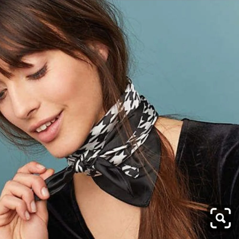 Leopard & Houndstooth Patterned Scarves